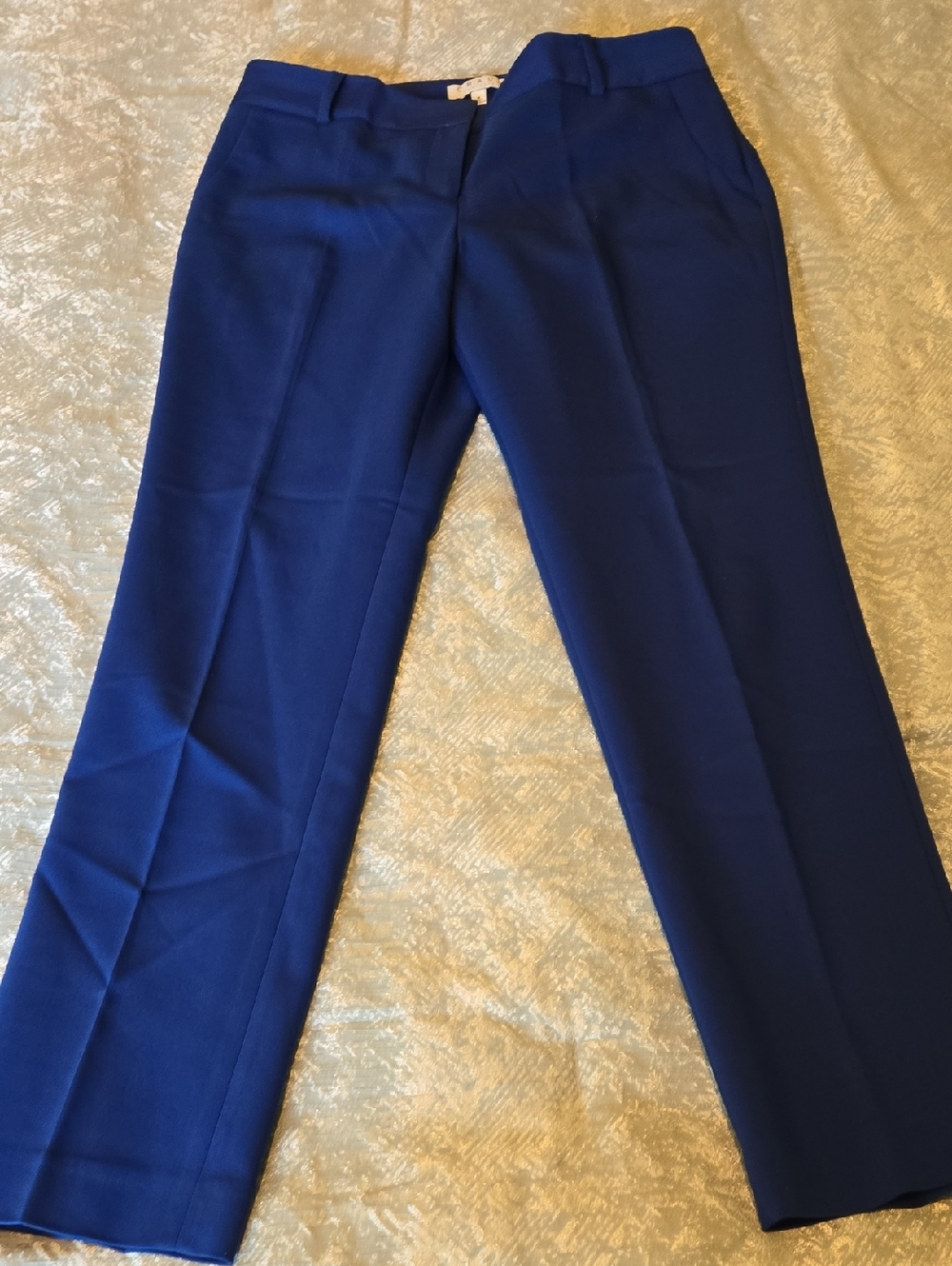 Womens Chaus  Blue Tailored Dress Pants